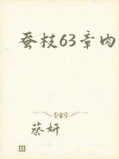 蚕枝63章肉