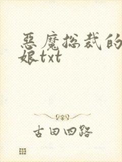 恶魔总裁的小新娘txt