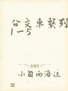 公交车系列合集1一5