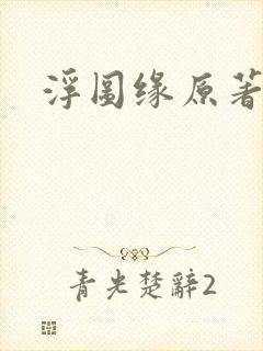 浮图缘原著小说