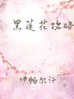 黑莲花攻略手册