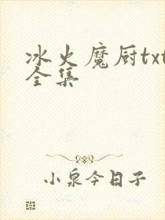 冰火魔厨txt全集
