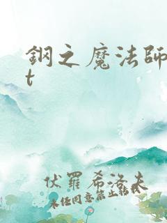 钢之魔法师txt