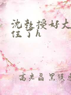 沈教授好大含不住了h