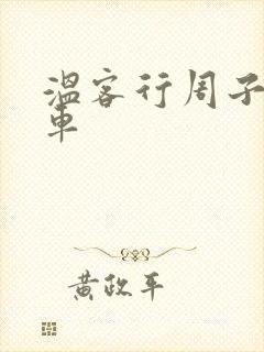 温客行周子舒全车