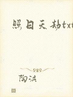 照日天劫txt