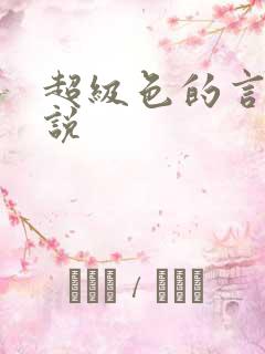 超级色的言情小说