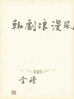 韩剧浪漫风暴