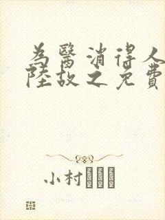 为医消得人憔悴陆故之免费阅读