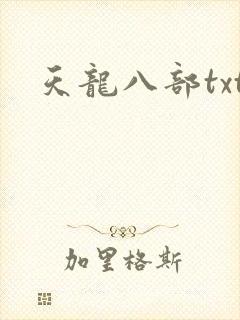 天龙八部txt
