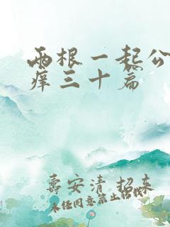 两根一起公憩止痒三十篇