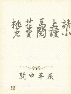 桃花马上请长缨免费阅读小说全文