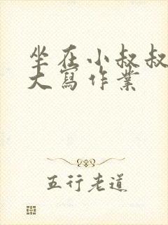 坐在小叔叔的巨大写作业