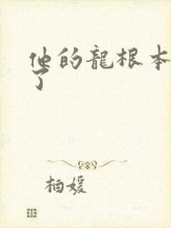 他的龙根本太大了