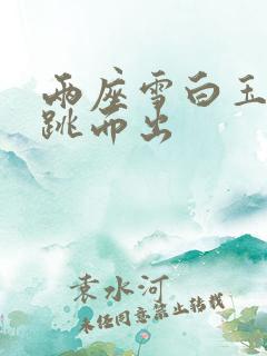 两座雪白玉峰弹跳而出