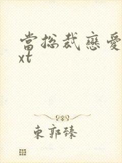 当总裁恋爱时txt