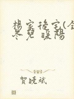 杨家后宅(全)冬儿 暖阳