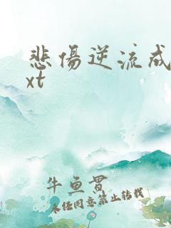 悲伤逆流成河txt