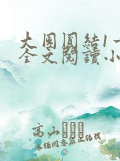 大团圆结1一6全文阅读小说