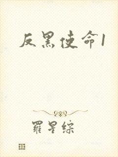 反黑使命1