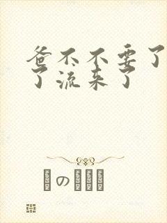 爸不不要了太满了流来了