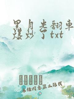 黑月光翻车后被爆炒了txt