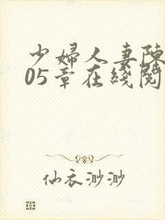 少妇人妻陈艳105章在线阅读