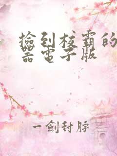 捡到校霸的遥控器电子版