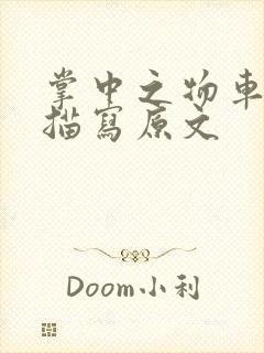 掌中之物车里震描写原文