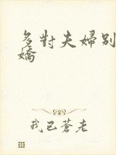 多对夫妇别墅群娇