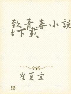 致青春小说txt下载