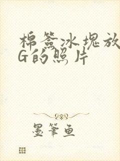 棉签冰块放入PG的照片