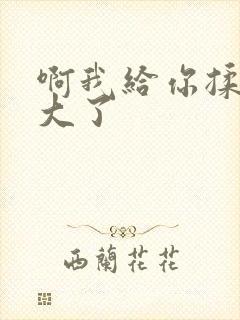 啊我给你揉揉就大了