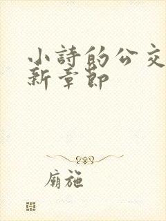 小诗的公交车最新章节