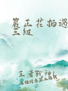 严正花拍过什么三级