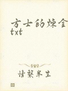 方士的炼金攻略txt