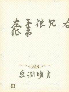 左手狼兄 右手狐弟