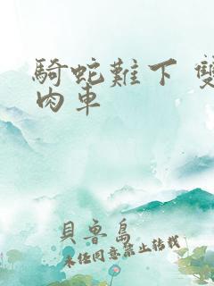 骑蛇难下 双 肉车