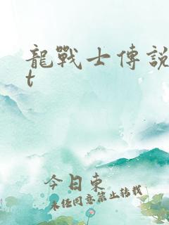 龙战士传说txt