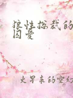 狼性总裁的地下囚爱