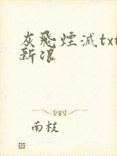 灰飞烟灭txt新浪