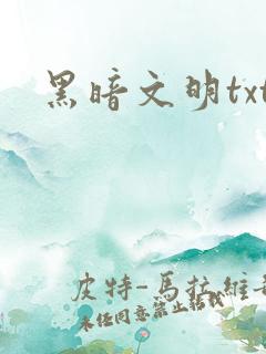 黑暗文明txt