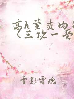 高h荤爽肉欲文〈三攻一受