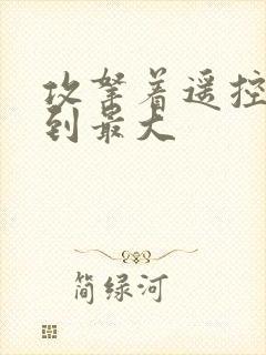 攻拿着遥控器开到最大