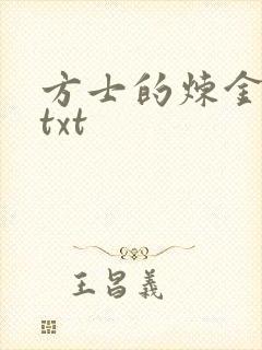 方士的炼金攻略txt
