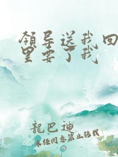 领导送我回家车里要了我