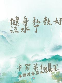 健身私教好大我流水了