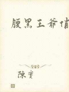 腹黑王爷俏医妃