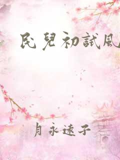 民儿初试风雨录