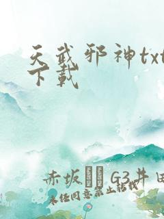 天武邪神txt下载